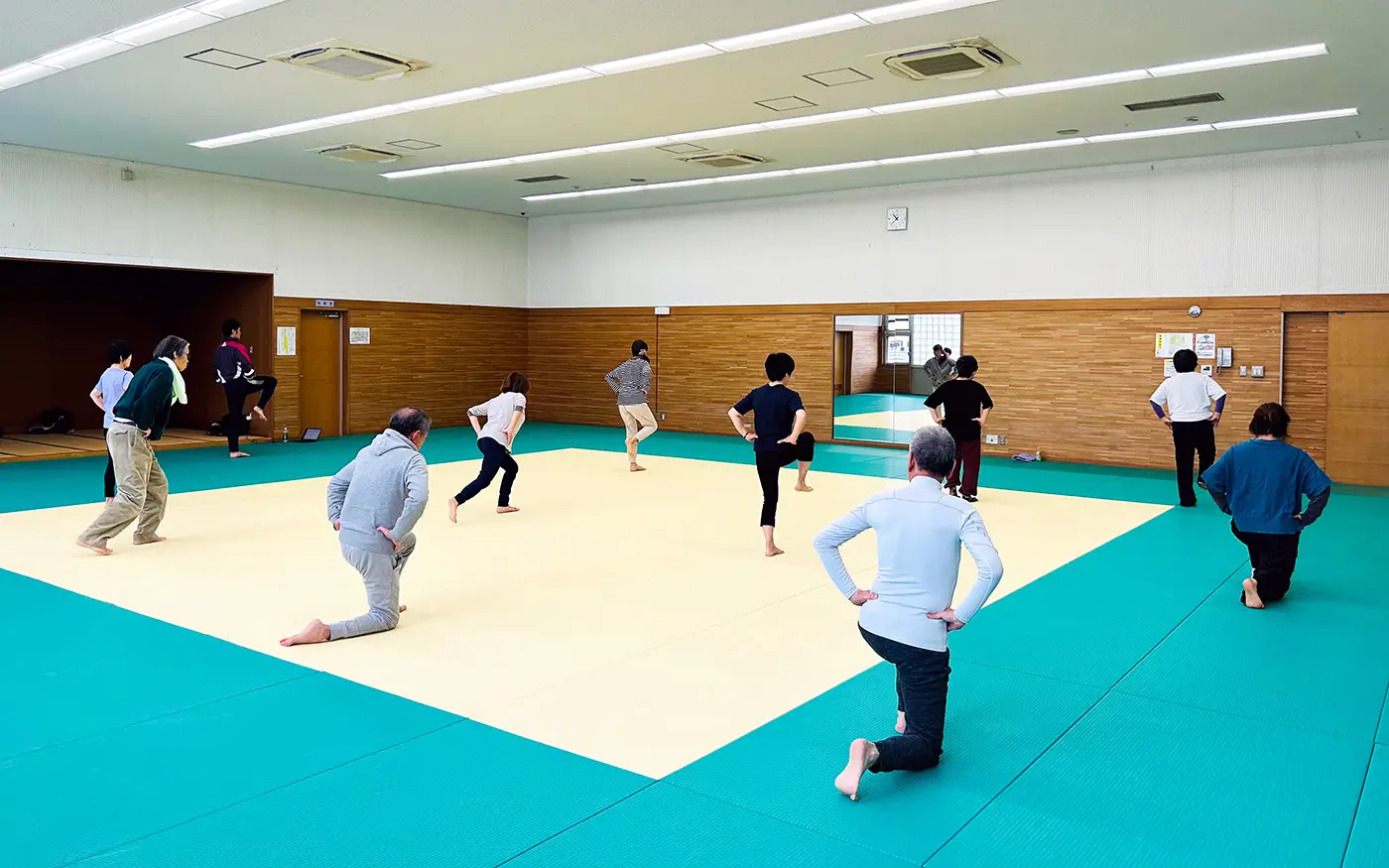 貯筋体操プログラムにて体力測定の実施