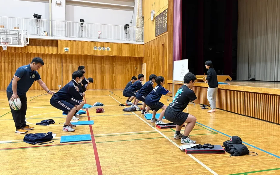 中学ラグビー選手向けパフォーマンスアップセミナー開催(2024年11月30日)